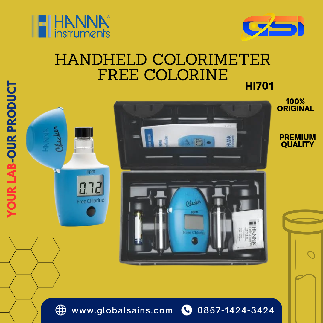 Hanna HI701 Free Chlorine Handheld Colorimeter – Checker® HC
